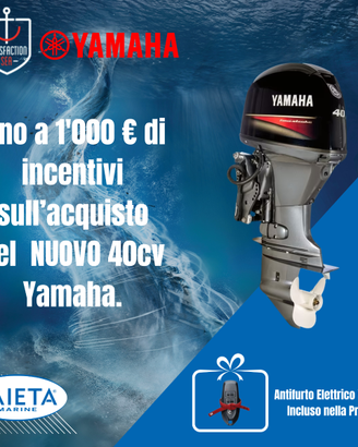 Promo Motore Yamaha F40Supreme(70) Pronta Consegna