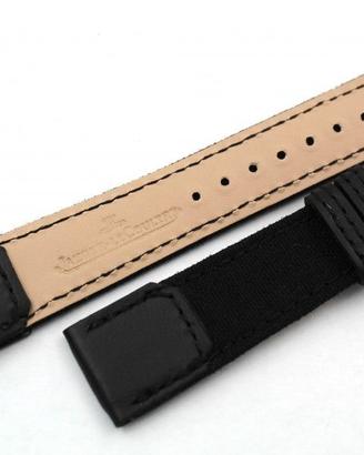 Jaeger Le-Coultre Cinturino Reverso Nero Tela 20mm
