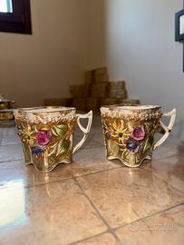 Coppia tazze vintage Ilmenau 1777