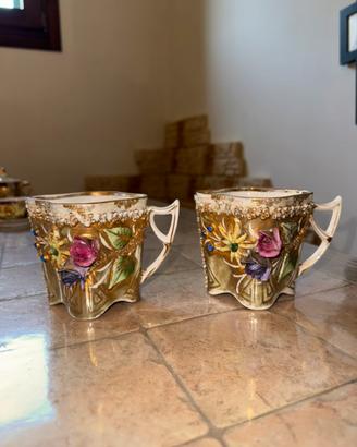 Coppia tazze vintage Ilmenau 1777