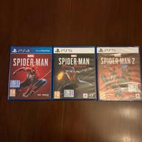 Spiderman/Spiderman Miles Morales/Spiderman 2 PS5