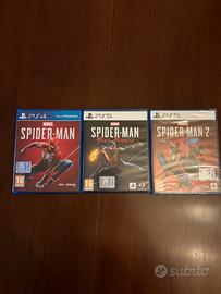 Spiderman/Spiderman Miles Morales/Spiderman 2 PS5