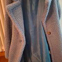 cappotto Teddy donna azzurro