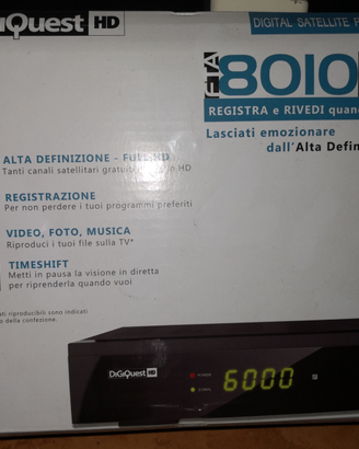 Decoder Ricevitore satellitare Digiquest HD 8010