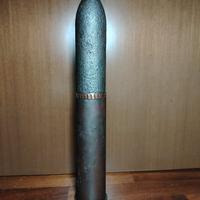 Ww1 proiettile 75mm Francese Italiano inerte 