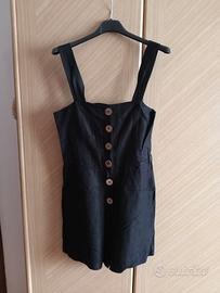 Salopette/Short Mango, 52%Lino 100%Cotone