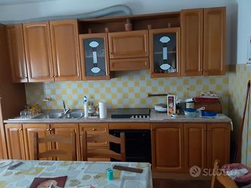 cucina rovere completa di elettrodomestici 4mt  