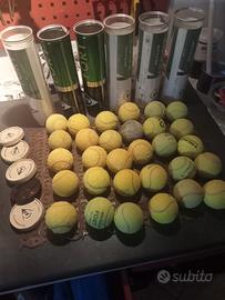 30 palline da tennis usate 