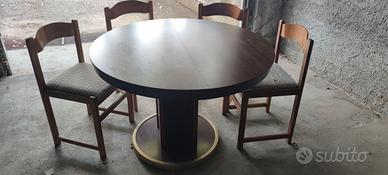 tavolo rotondo + 4 sedie