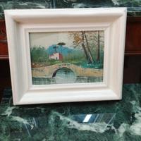 Quadro dipinto ad olio su tela 