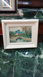 Quadro dipinto ad olio su tela 