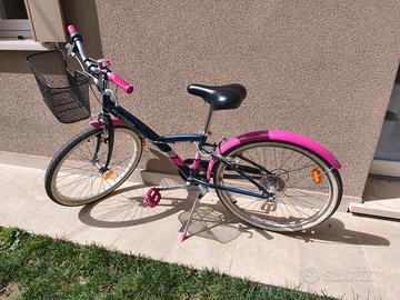 Bicicletta city bike ragazza ruote da 24 