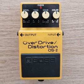 Boss OS-2-Pedale effetto OverDrive chitarra basso