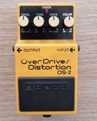 Boss OS-2-Pedale effetto OverDrive chitarra basso