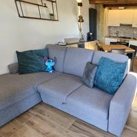 divano 3 posti con penisola 