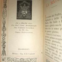 ANTICO Pater Noster Libro di preghiere, 1897 
