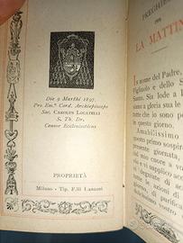 ANTICO Pater Noster Libro di preghiere, 1897 