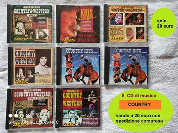 N 8 CD di Country Music