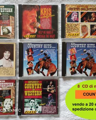 N 8 CD di Country Music