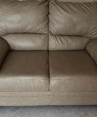 Coppia divani similpelle, 2 e 3 posti