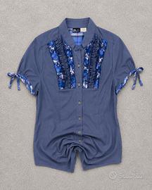 Patry Camicia Donna Rouches Blu IT 46