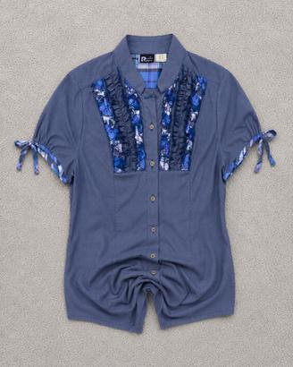 Patry Camicia Donna Rouches Blu IT 46