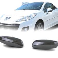 FRECCIE SPECCHIO PER PEUGEOT CITROEN LED NERO FUMÈ