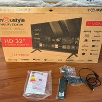 Televisore TV SMART HD Wifi 32 Pollici Hdmi