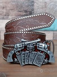 Cintura nuova country western uomo donna