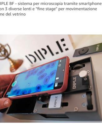 DIPLE BF Microscopio Professionale per Smartphone