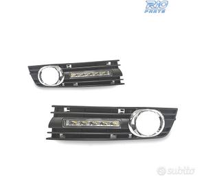 LUCE DIURNA A LED AUDI A4 B6 INCLUSO GRIGLIA ANTIA