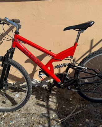 Bici biammortizzata 26”