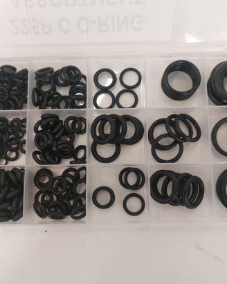 Kit 225 Pezzi O-Ring in gomma nitrilica dura