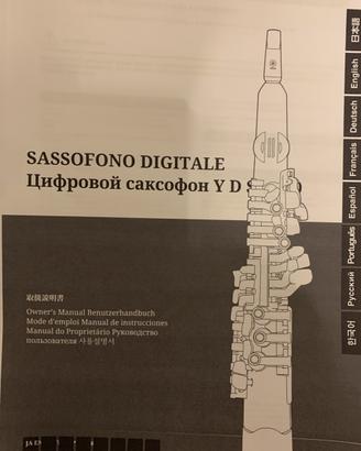 Manuale in italiano per sax digitale yamaha yds 12