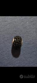 Charm a sfera con pavé di cristalli