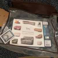 Copridivano tre posti con penisola paulato