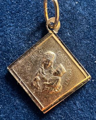 Medaglia Vergine di Castelmonte – tono oro