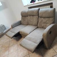 Divano 3 posti reclinabili 180x80