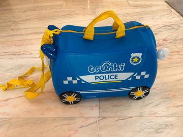 valigia Trunki originale Police per bambini