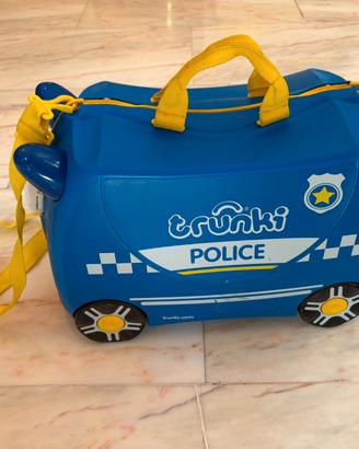 valigia Trunki originale Police per bambini