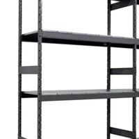 Scaffale componibile acciaio 4 piani 180x50 h260