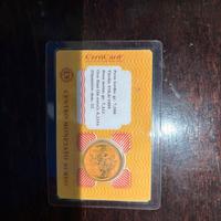 Sterlina d'oro elisabetta ii in blister cert