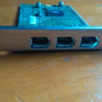 Scheda FireWire PCI 3 porte