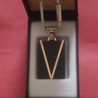 SU MESSINA PORTA CHIAVI COLOR NERO & ORO