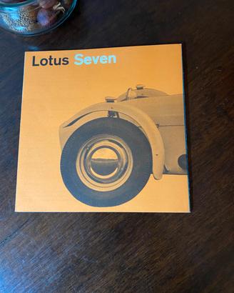 Brochure Catalogo Depliant Lotus Seven 1960