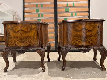 Letto+2 comodini radica anni 50