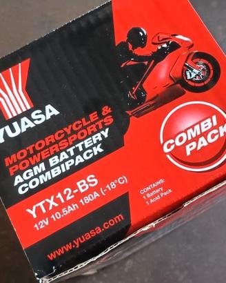 Batteria moto Yuasa YTX12-BS - Senza manutenzione