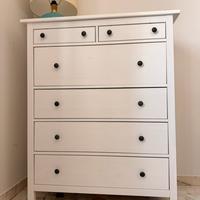 Cassettiera Hemnes bianca come nuova