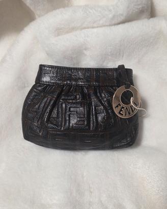 Pochette Fendi Mini In Pelle Monogramma FF
