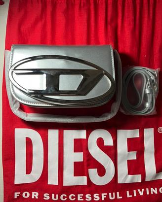 borsetta diesel 1DR silver
